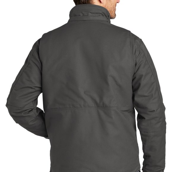 (NWT) Carhartt Mens Full Swing Cryder Zip Up Jacket Grey - Picture 9 of 9